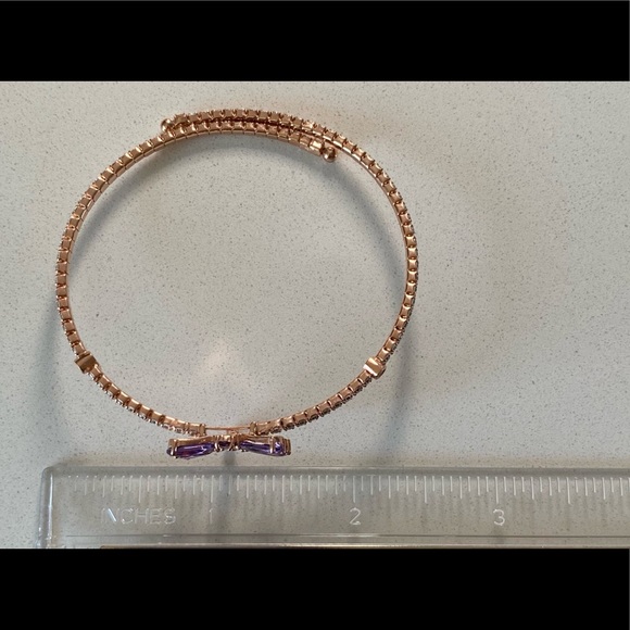 14K Rose Gold Plated Layered Dragonfly Wrap Bracelet - Picture 5 of 5